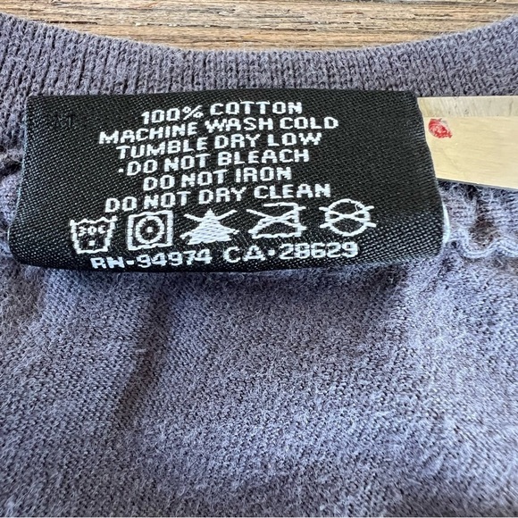 VTG Stussy Logo Streetwear Surf Crewneck Faded Distressed Blue Gray Mexico Small - Picture 10 of 10